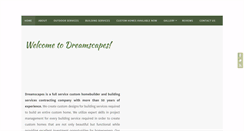 Desktop Screenshot of dreamscapesco.com