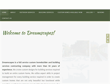 Tablet Screenshot of dreamscapesco.com